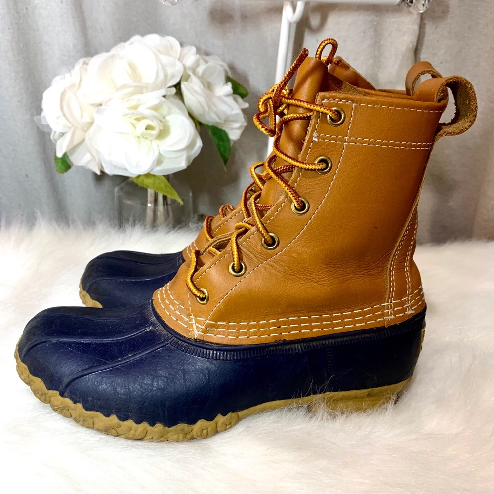 L.L. BEAN Bean WINTER INSULATED BOOTS SIZE 6M. Hiking boots, ADVENTURE BOOTS. - Picture 2 of 13